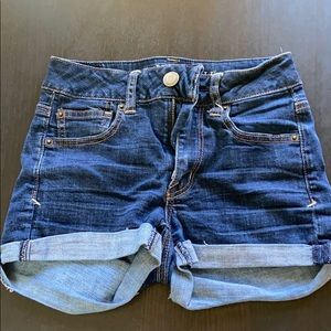 High waisted American Eagle shorts. Size 0
